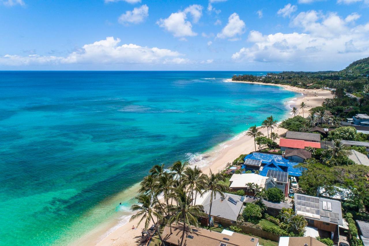 Hawaii Oceanfront Beach House Paradise On The Beach Family Activities Haleiwa Exterior photo